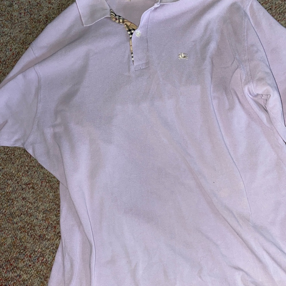 Burberry collar tees.